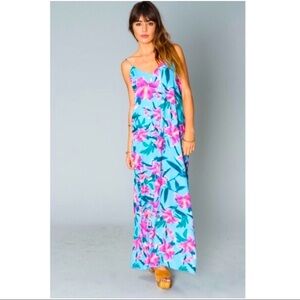 Show Me Your Mumu Montecito Sea Lillies maxi dress